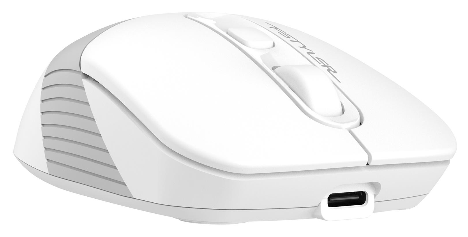 Мышь A4Tech Fstyler FB10C Grayish White