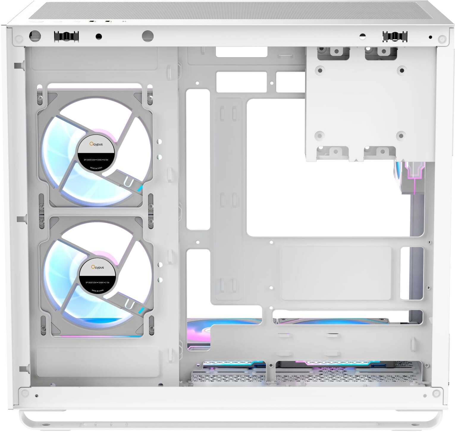 Корпус Ocypus Iota C70 ARGB без БП White (Iota-C70-WHD600XX-GL)