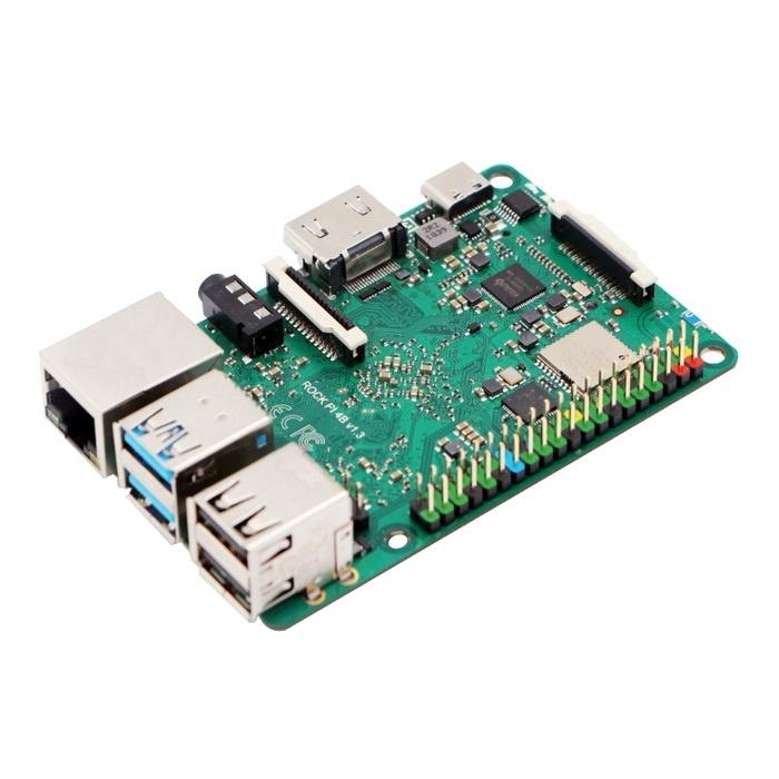 Одноплатный компьютер RockPi 4 Model A 4GB oem
