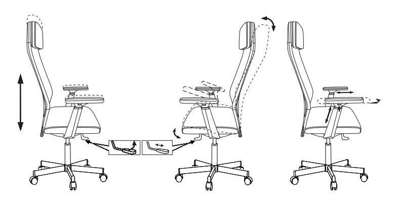 Офисное кресло Бюрократ T-995 экокожа/сетка черный (T-995/BLACK)