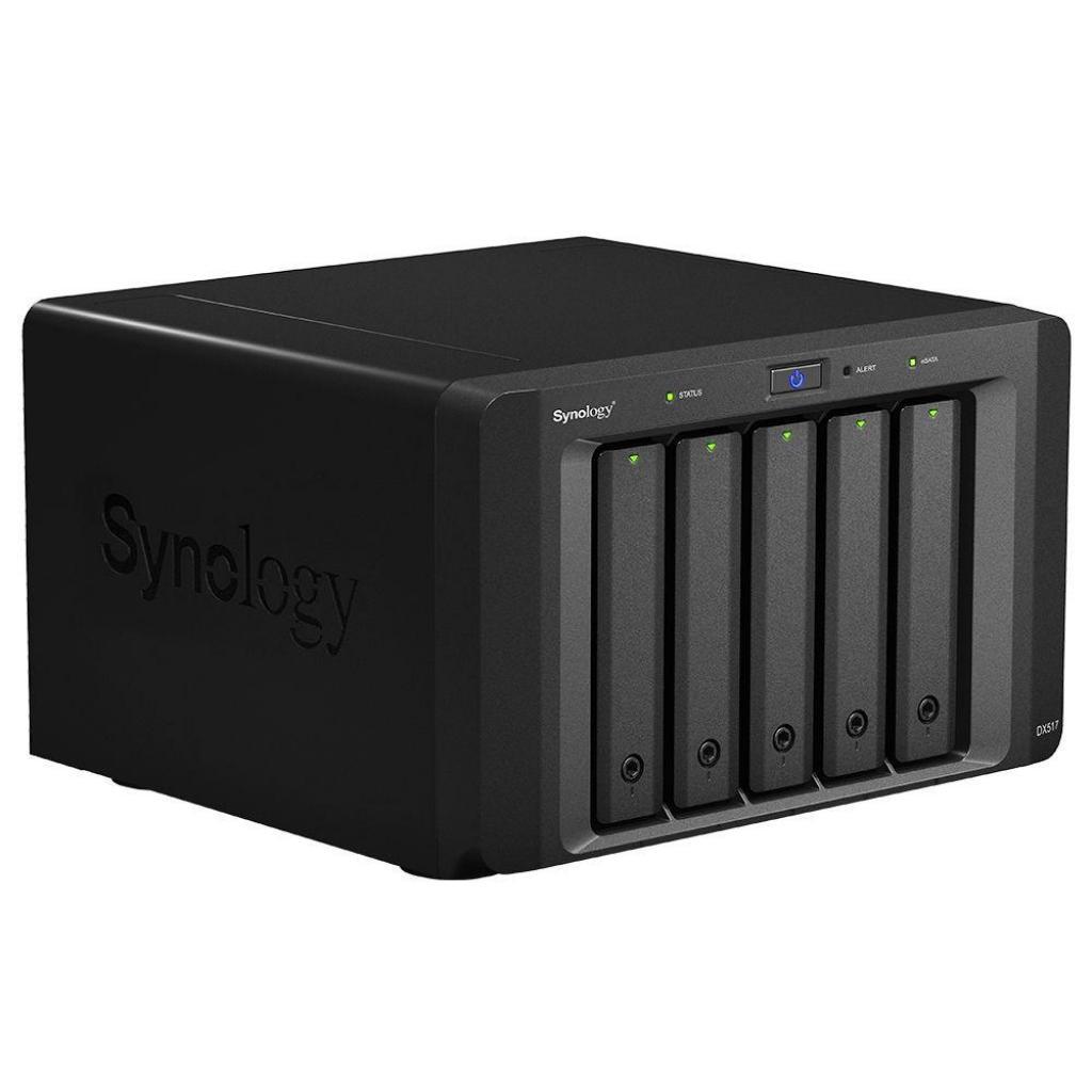 Система хранения данных Synology СХД 5BAY HDD ESATA (DX517)