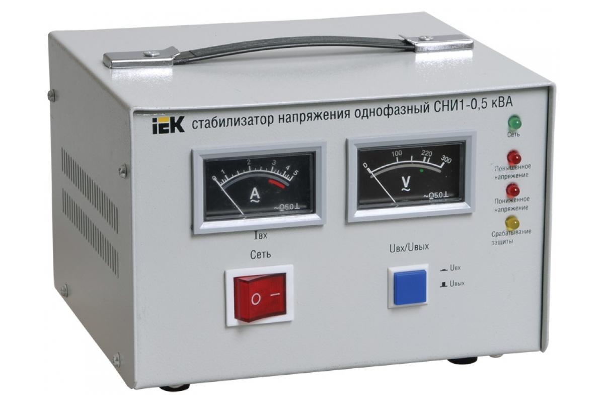 Стабилизатор напряжения IEK СНИ1 серый (IVS10-1-00500)