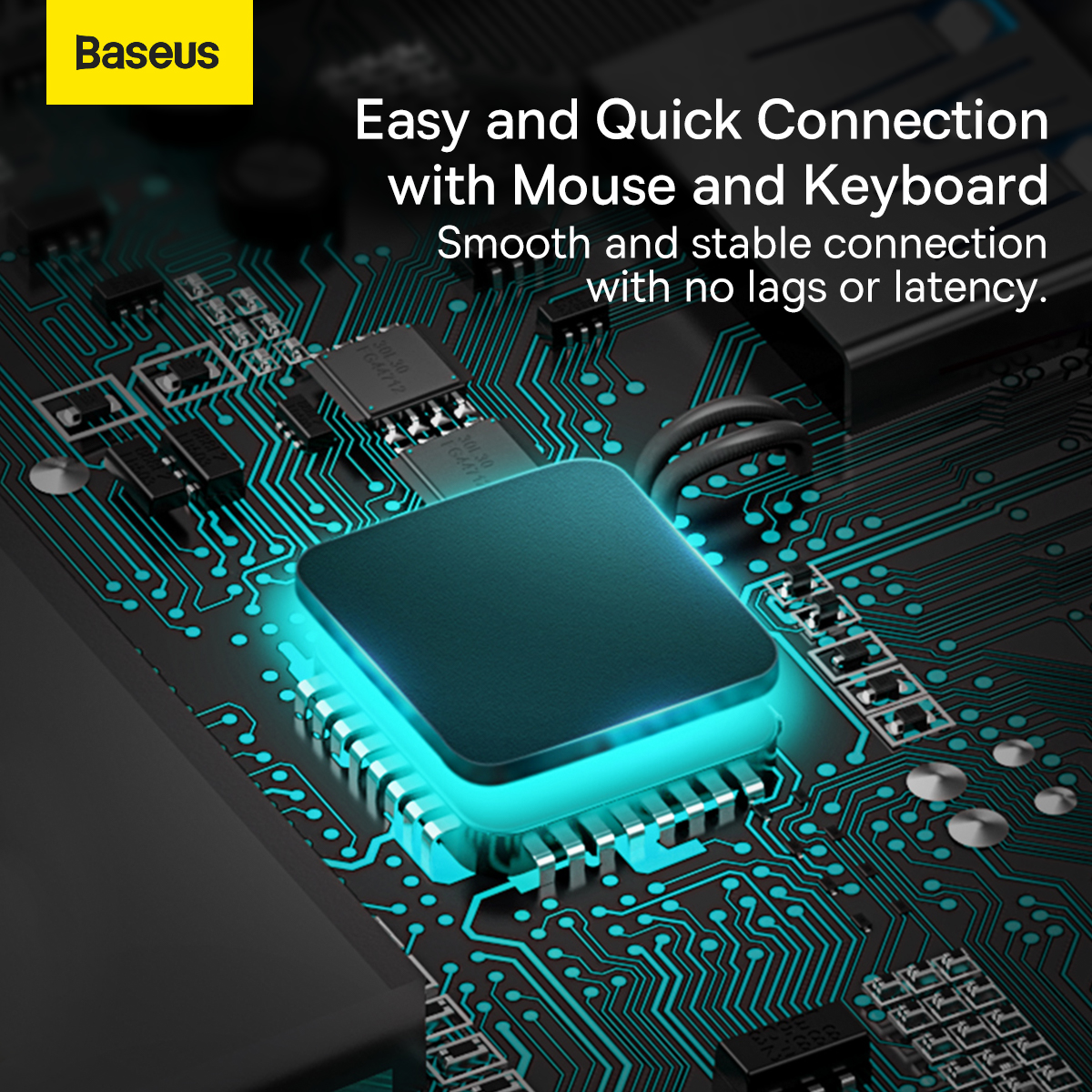 Док-станция Baseus Metal Gleam Series 4-in-1 (WKWG070013)