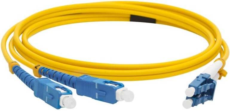 Патч-корд Lanmaster LAN-2LC-2SC/SU-3.0 оранжевый