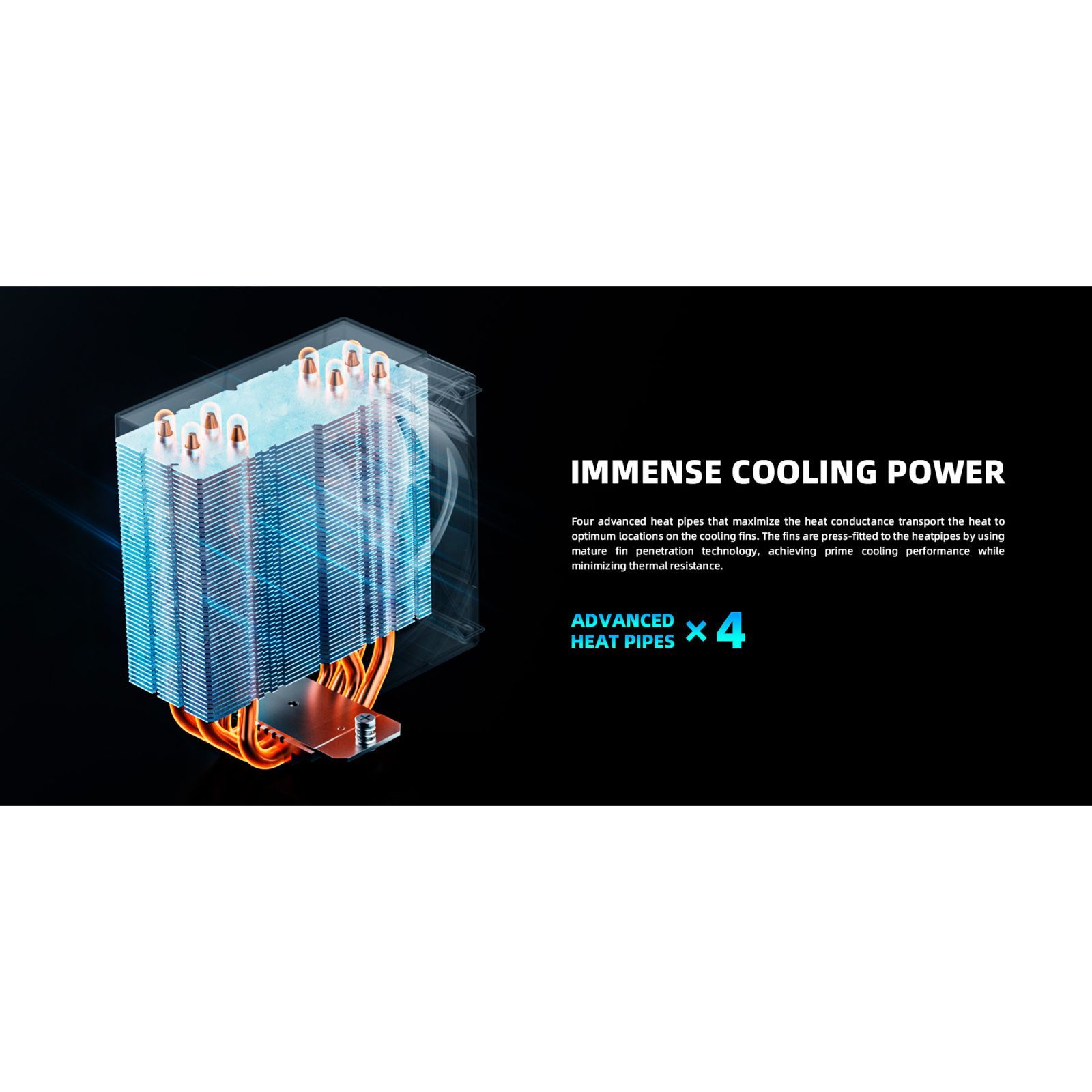 Кулер для процессора ID-Cooling FROZN A410 SE ARGB Black