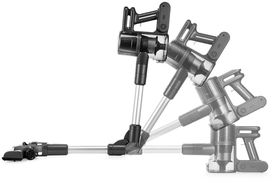 Пылесос Kitfort КТ-5168-3 черный/белый