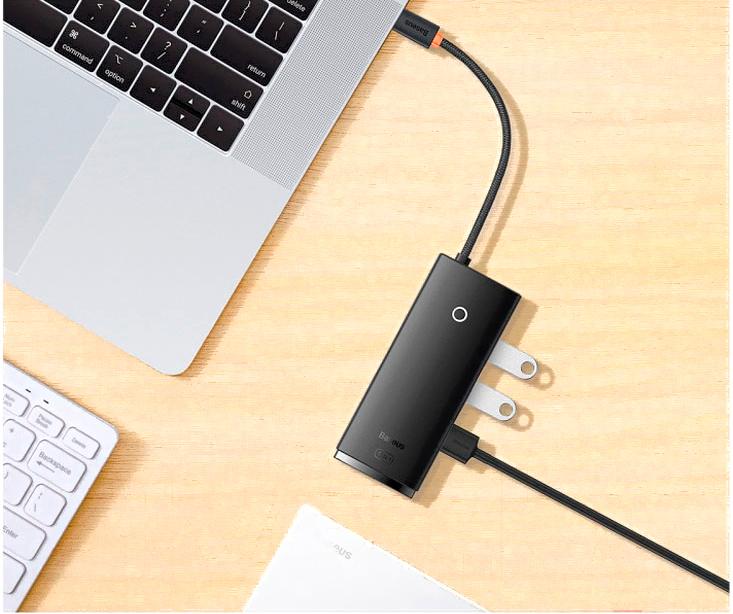 Док-станция Baseus Lite Series Black (WKQX040001)