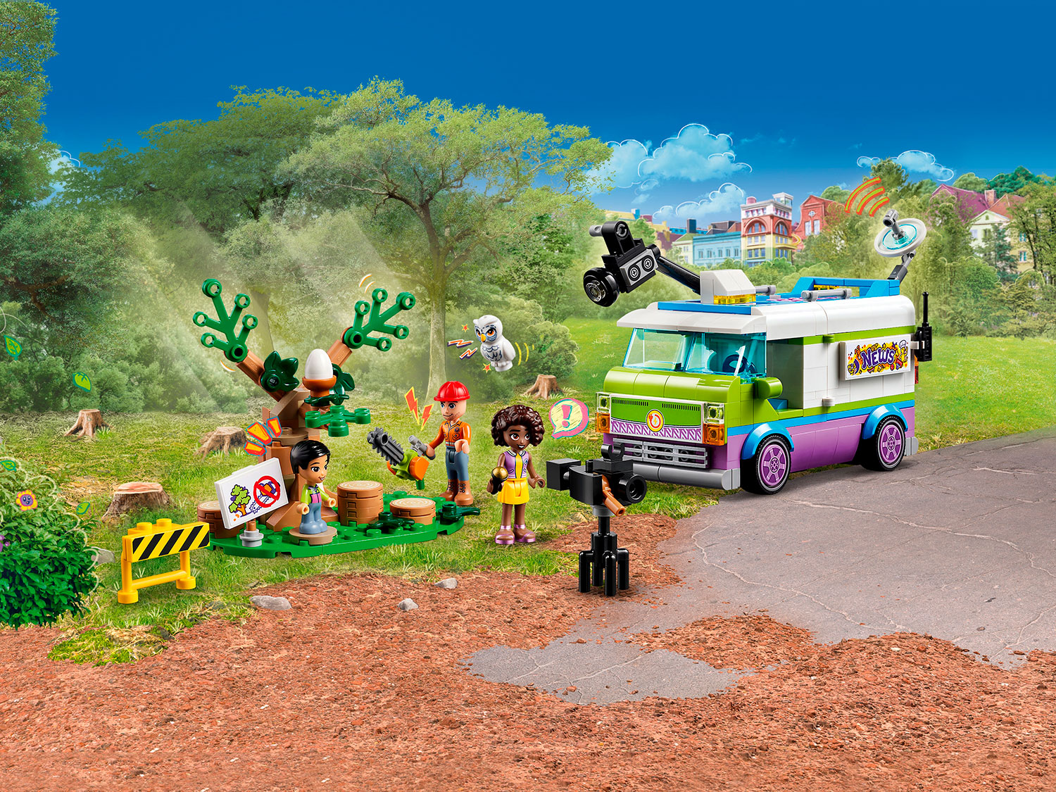 Конструктор Lego Friends Фургон отдела новостей (41749)