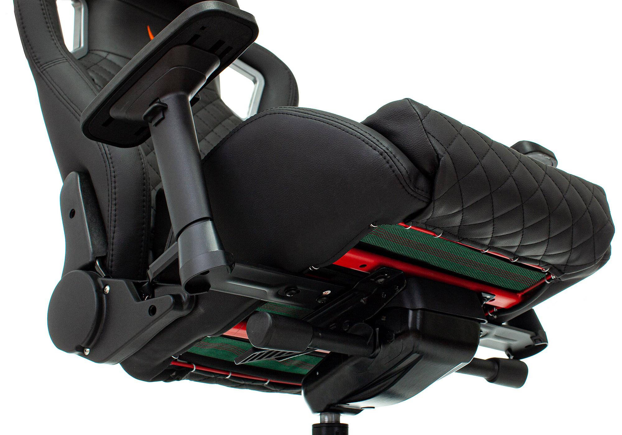 Геймерское кресло Knight Titan черный/красный