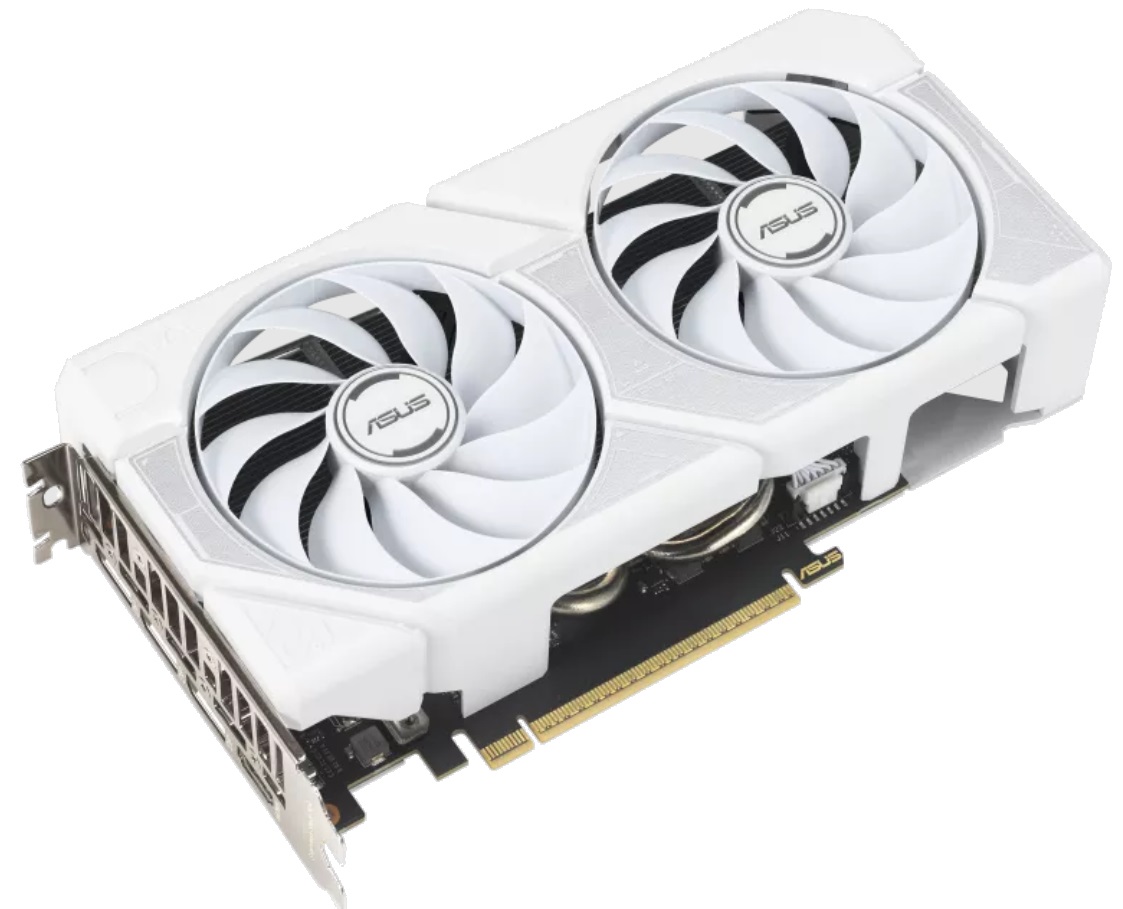 Видеокарта Asus GeForce RTX 5060TI OC Edition 16Gb GDDR7 White DUAL-RTX5060TI-O16G-WHITE (90YV0MH6-M0NA00)
