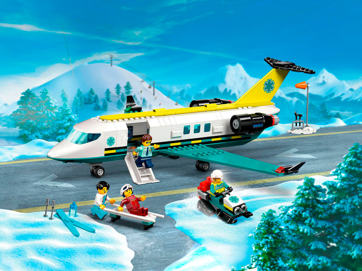 Конструктор Lego City Самолет скорой помощи (60465)