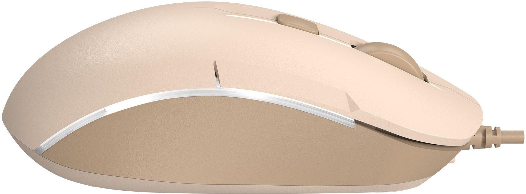 Мышь A4Tech Fstyler FM26 бежевый/коричневый/Cafe Latte