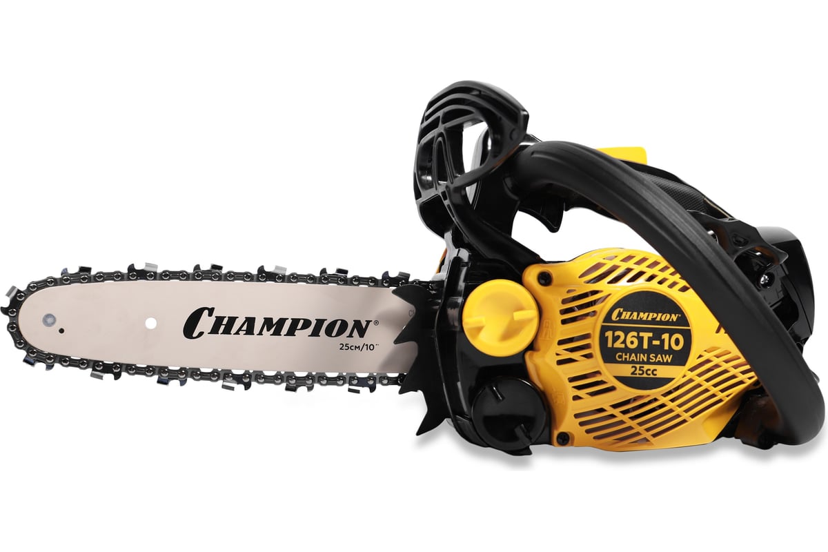 Бензопила цепная Champion 126T-10