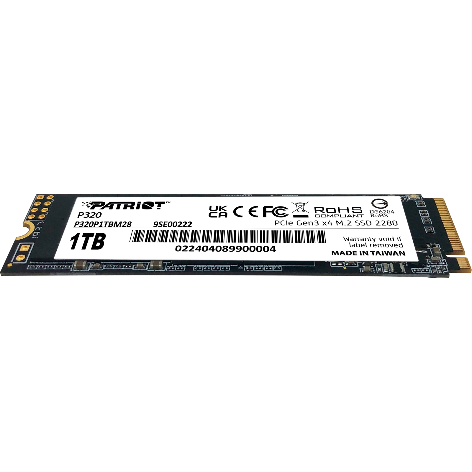 SSD диск Patriot P320 1TB (P320P1TBM28)