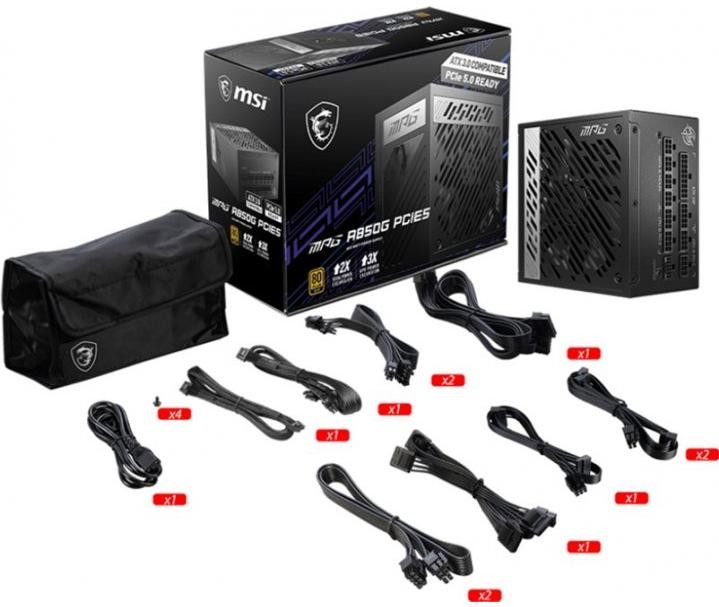 Блок питания MSI MPG A850G PCIE5 (306-7ZP7B11-CE0)