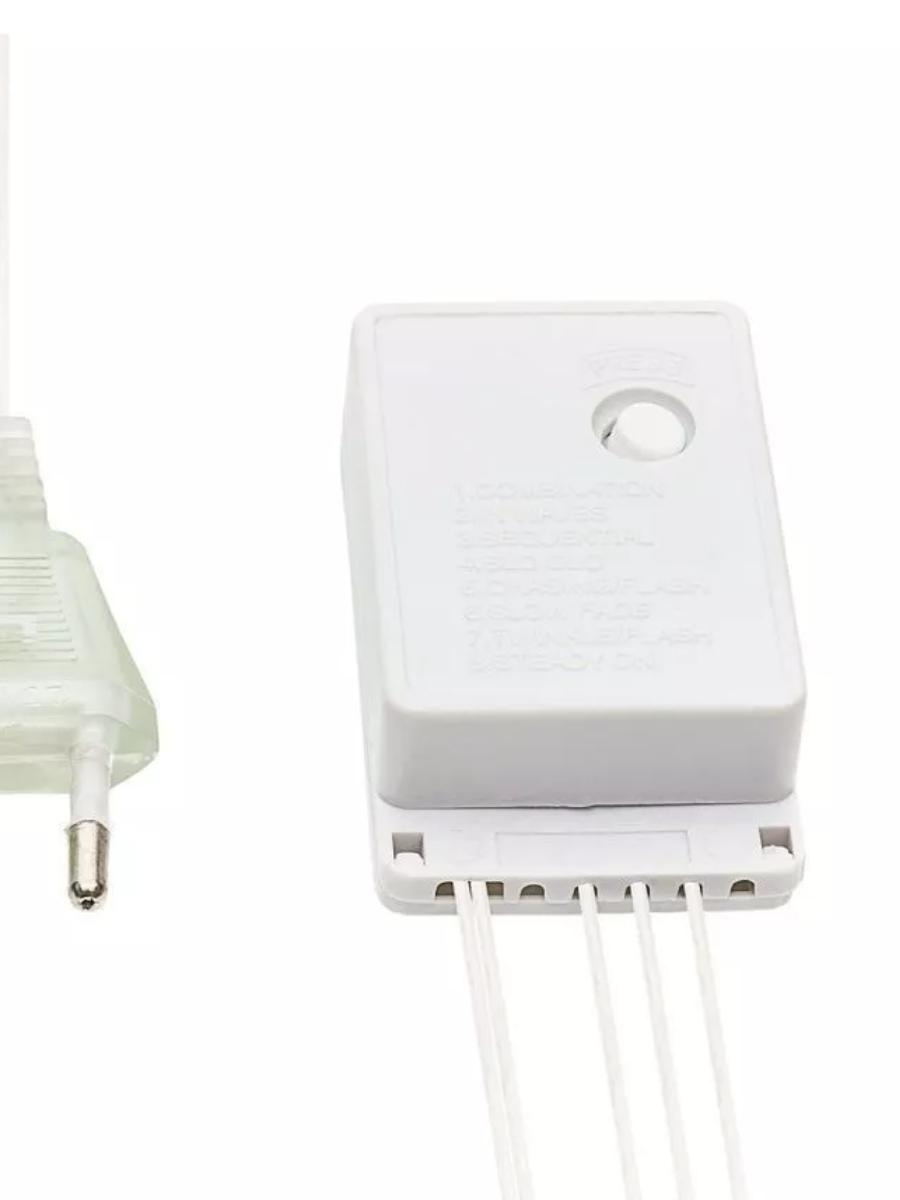 Светодиодная гирлянда ULED Дождь ULED-WF-800-220V-(W-F-W/W)