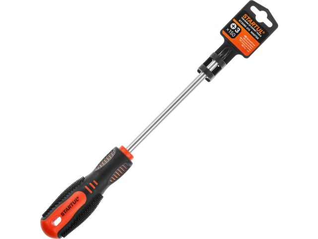 Отвертка "+" №3 150мм PH STARTUL MASTER (ST3090-315) (крестовая Phillips, двухкомп. рукоятка Anti-Slip)