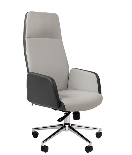 Офисное кресло Chairman 929 экопремиум серый/светло-серый (7174807)