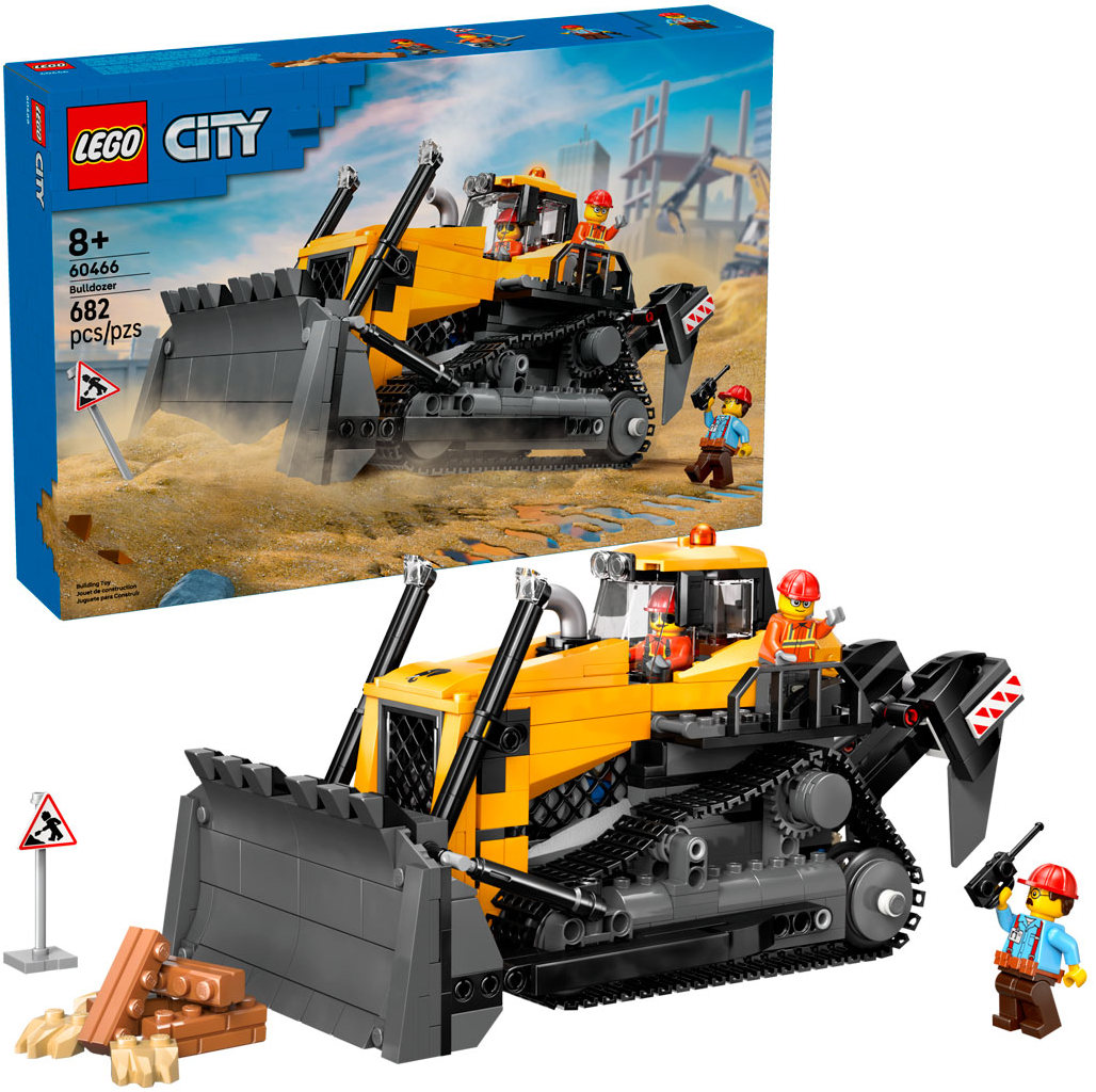 Конструктор Lego City Желтый бульдозер (60466)