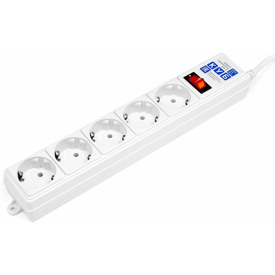 Сетевой фильтр Power Cube SPG-B-0,5М-White