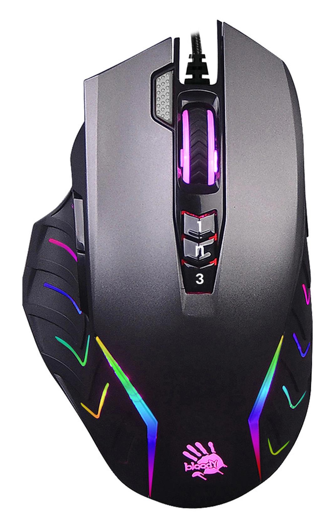 Мышь A4Tech Bloody J95s серый