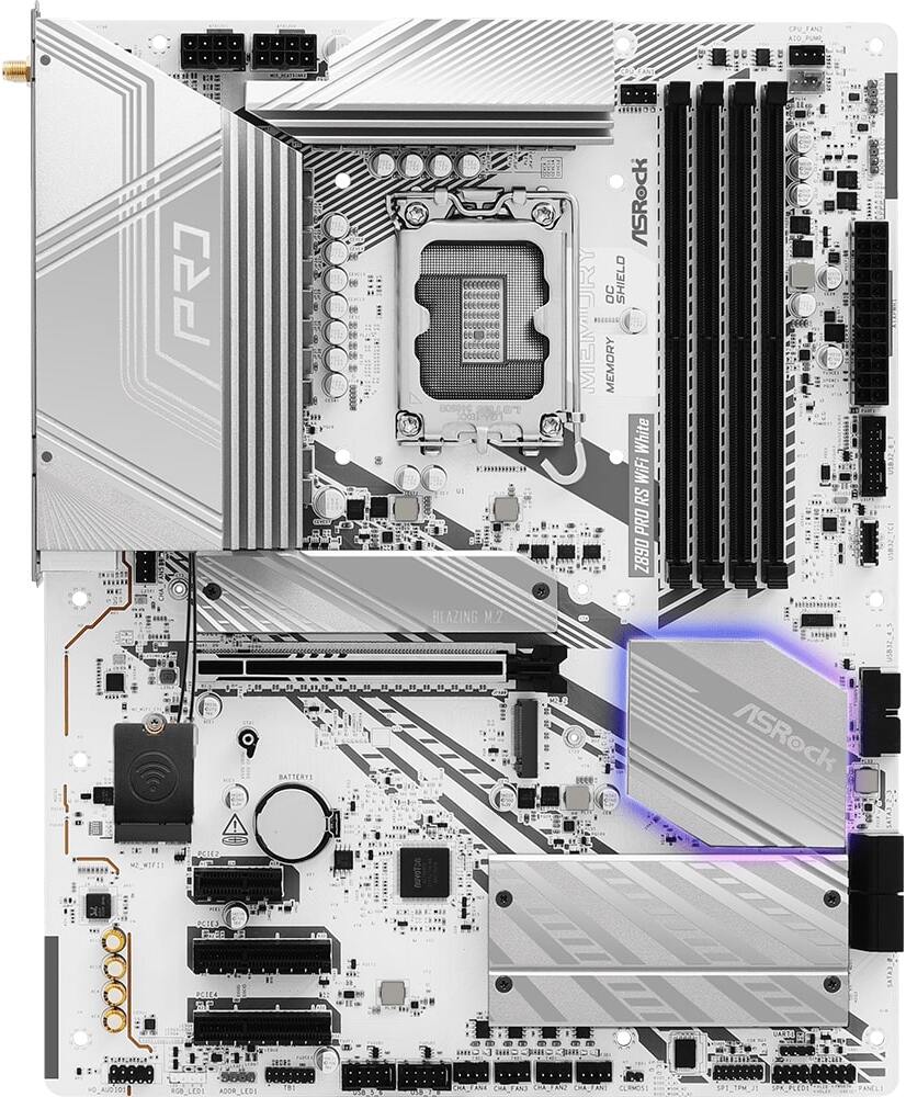 Материнская плата ASRock Z890 Pro RS WiFi White