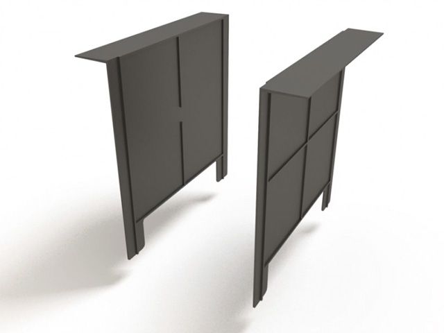 Перегородка-сифон к дождеприемнику 300х300 (черный), Ecoteck, РБ (Дополнительные элементы: Дождеприемник, Корзина, Надстройка, Решетка  Для сборки нео