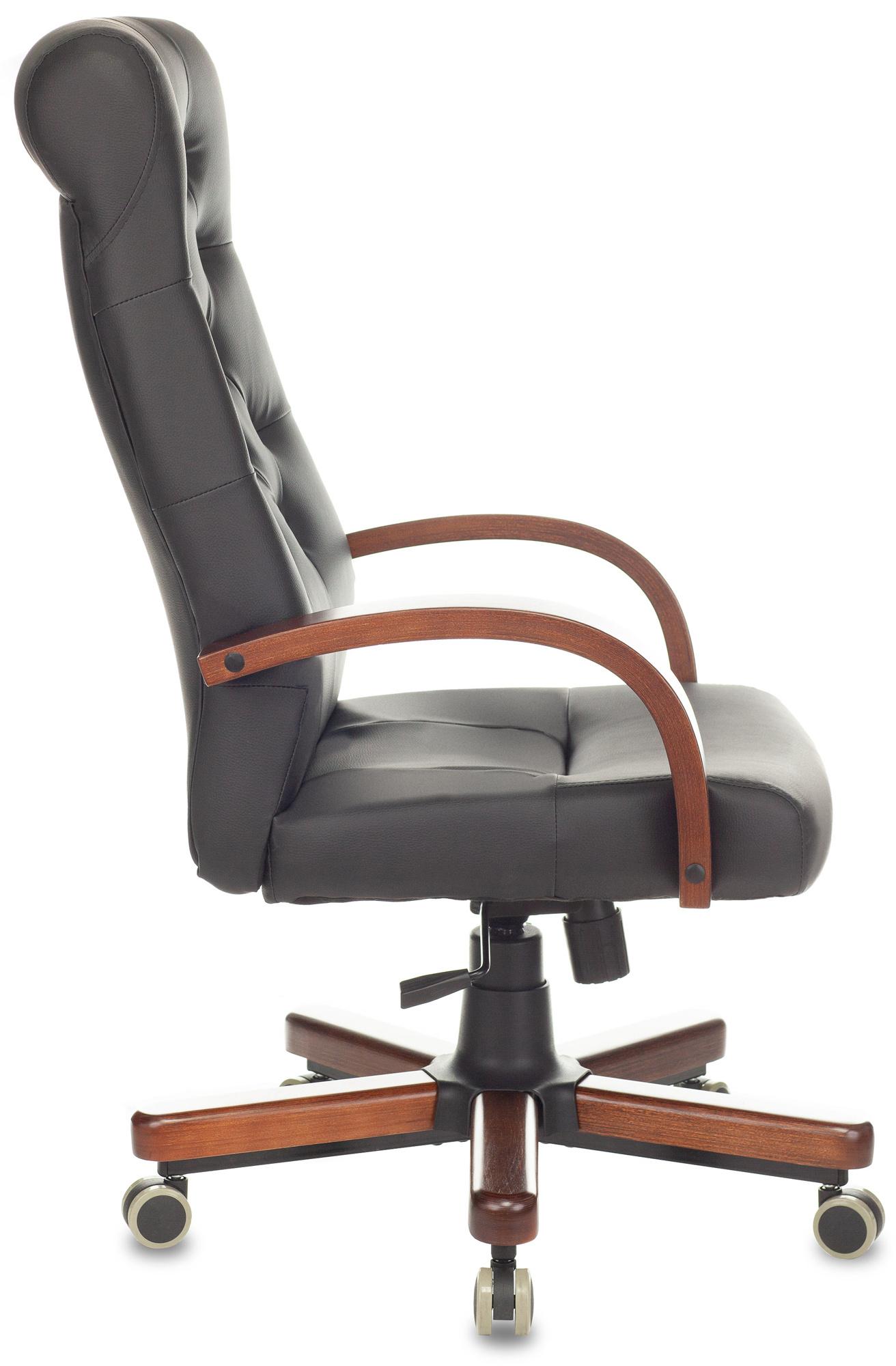 Офисное кресло Бюрократ T-9928WALNUT/Eco черный