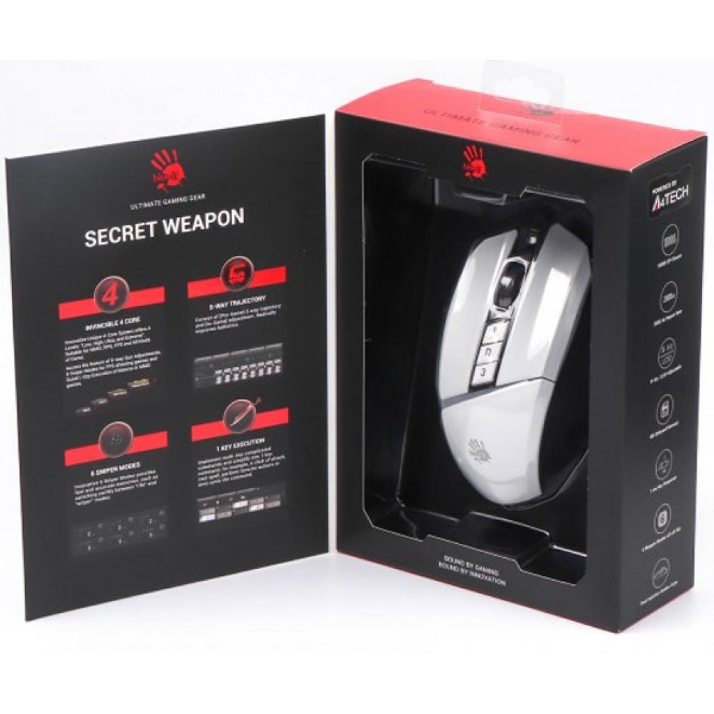 Мышь A4Tech Bloody W60 MAX Panda белый