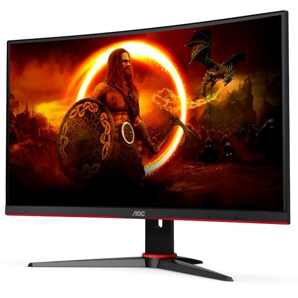Монитор AOC C24G2AE/BK Black/Red