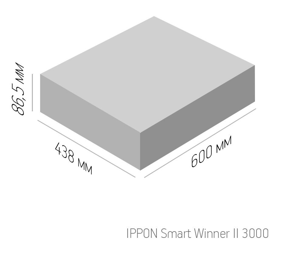 Источник бесперебойного питания Ippon Smart Winner II 3000 3000ВА (1192982)
