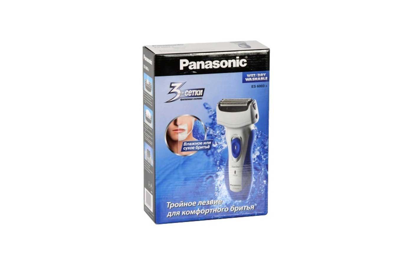 Электробритва Panasonic ES6003 синий