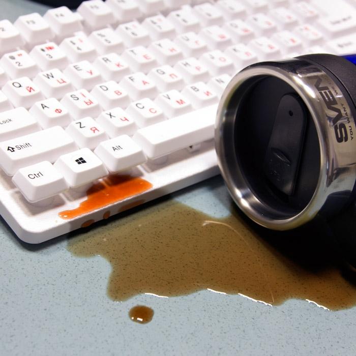 Клавиатура Sven Standard 301 USB белый (SV-03100301UW)