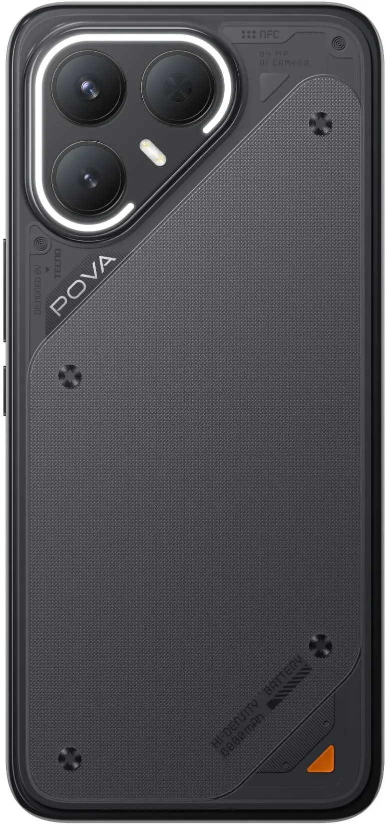 Смартфон Tecno Pova 7 Pro 5G 8GB/256GB Geek Black (LJ8)