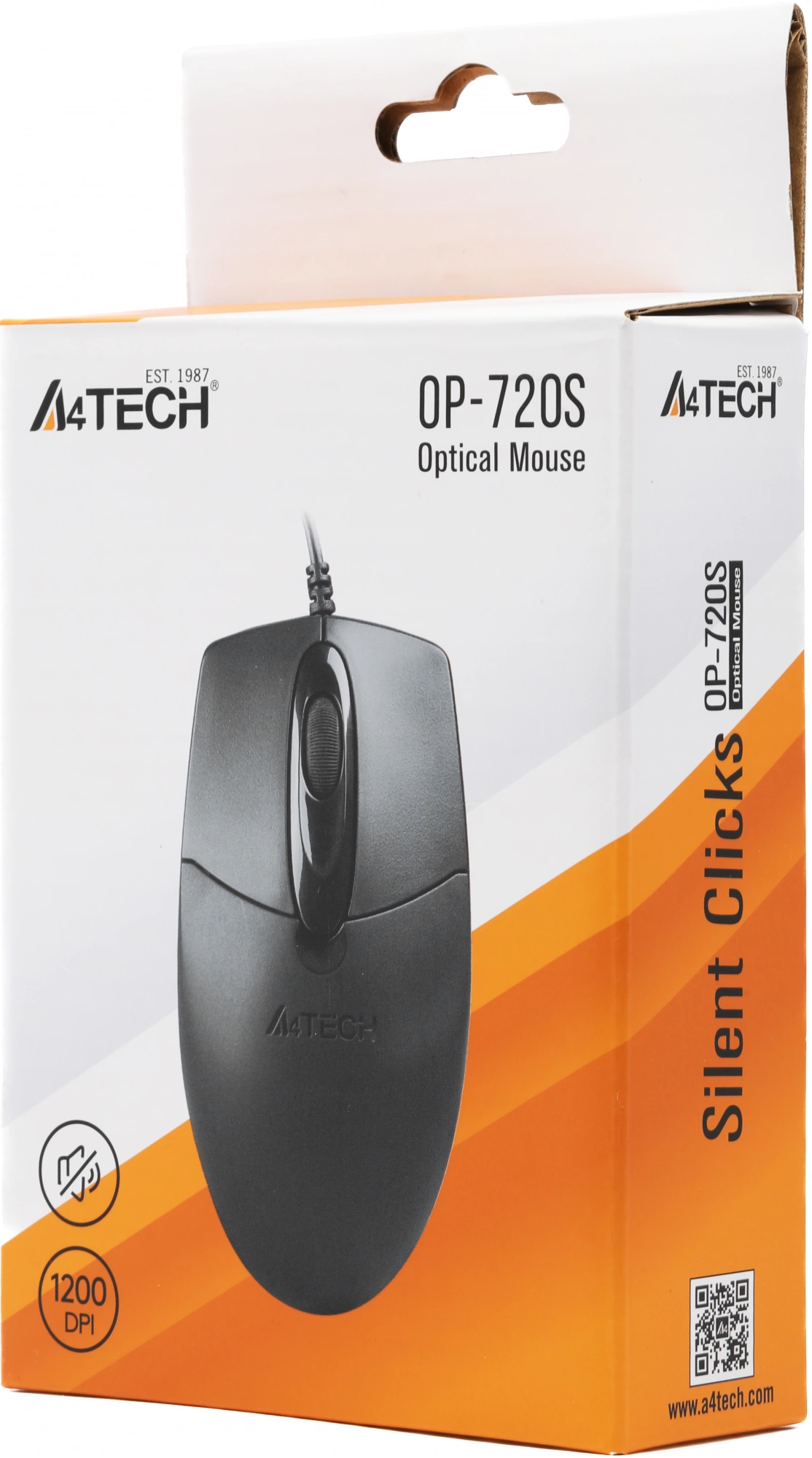 Мышь A4Tech OP-720S Black