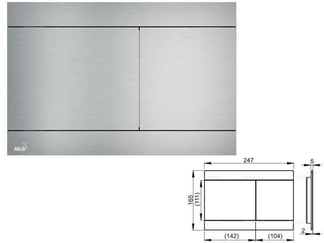 Кнопка управления для систем инсталляций FUN, Alcaplast