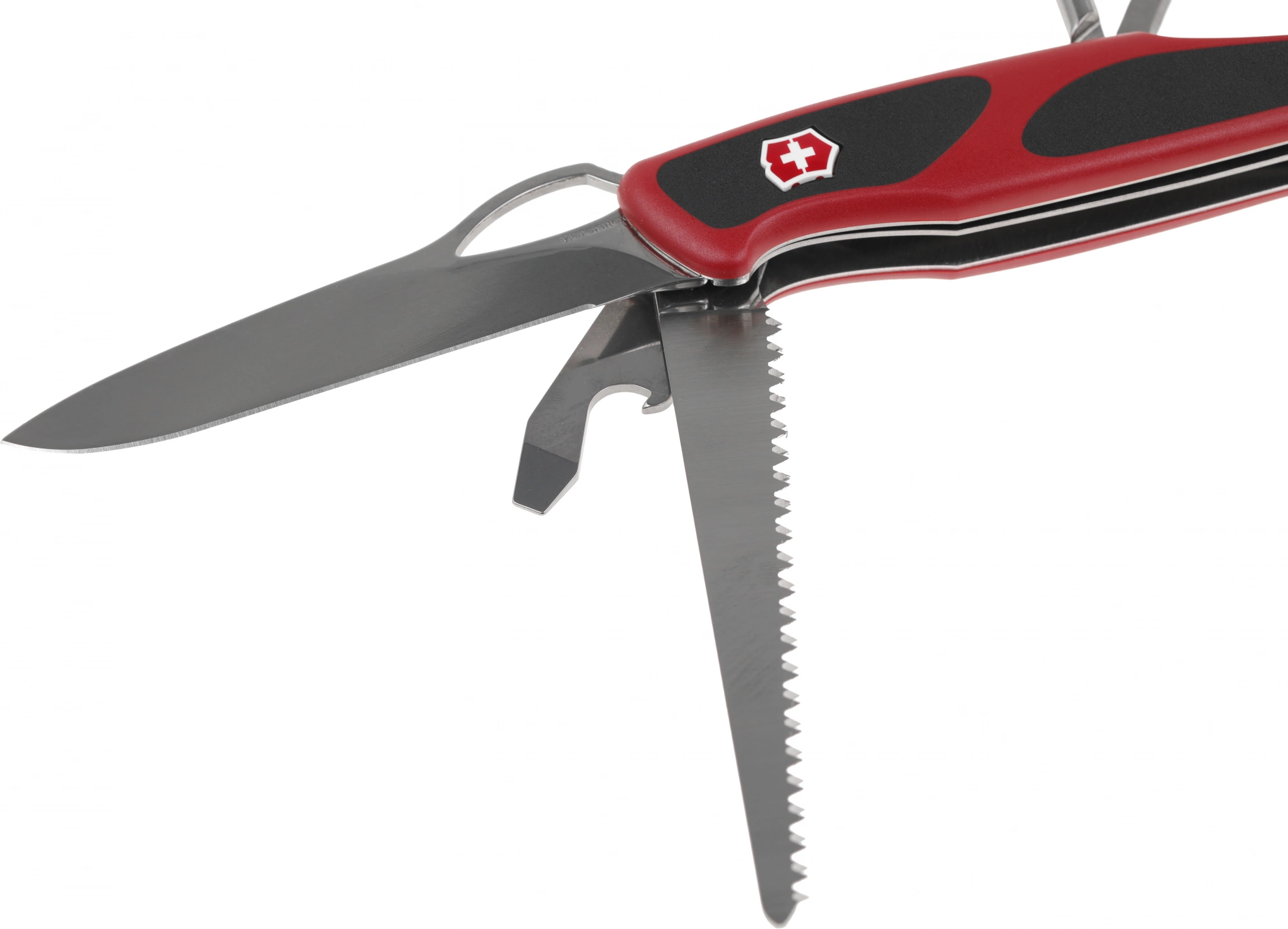 Туристический нож Victorinox RangerGrip 78 красный/черный (0.9663.MC)