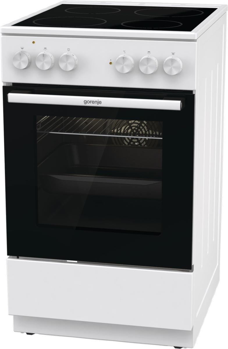 Кухонная плита Gorenje GEC5A41WG белый/черный