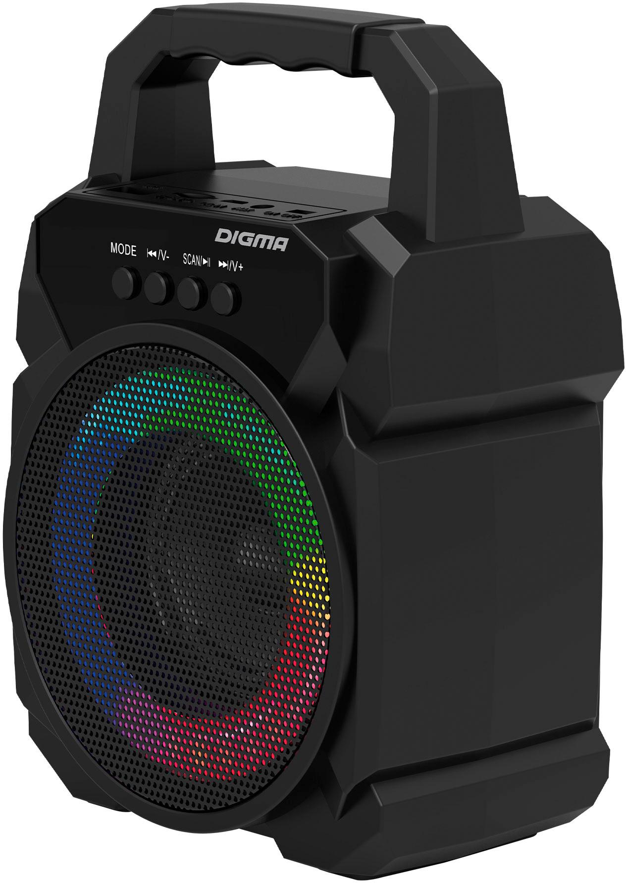 Портативная колонка Digma D-PS1500 черный