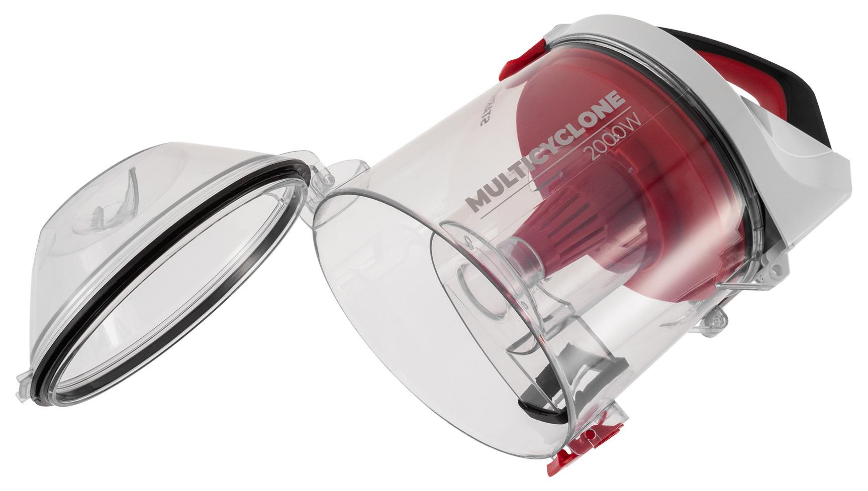 Пылесос StarWind SCV2082 белый/красный