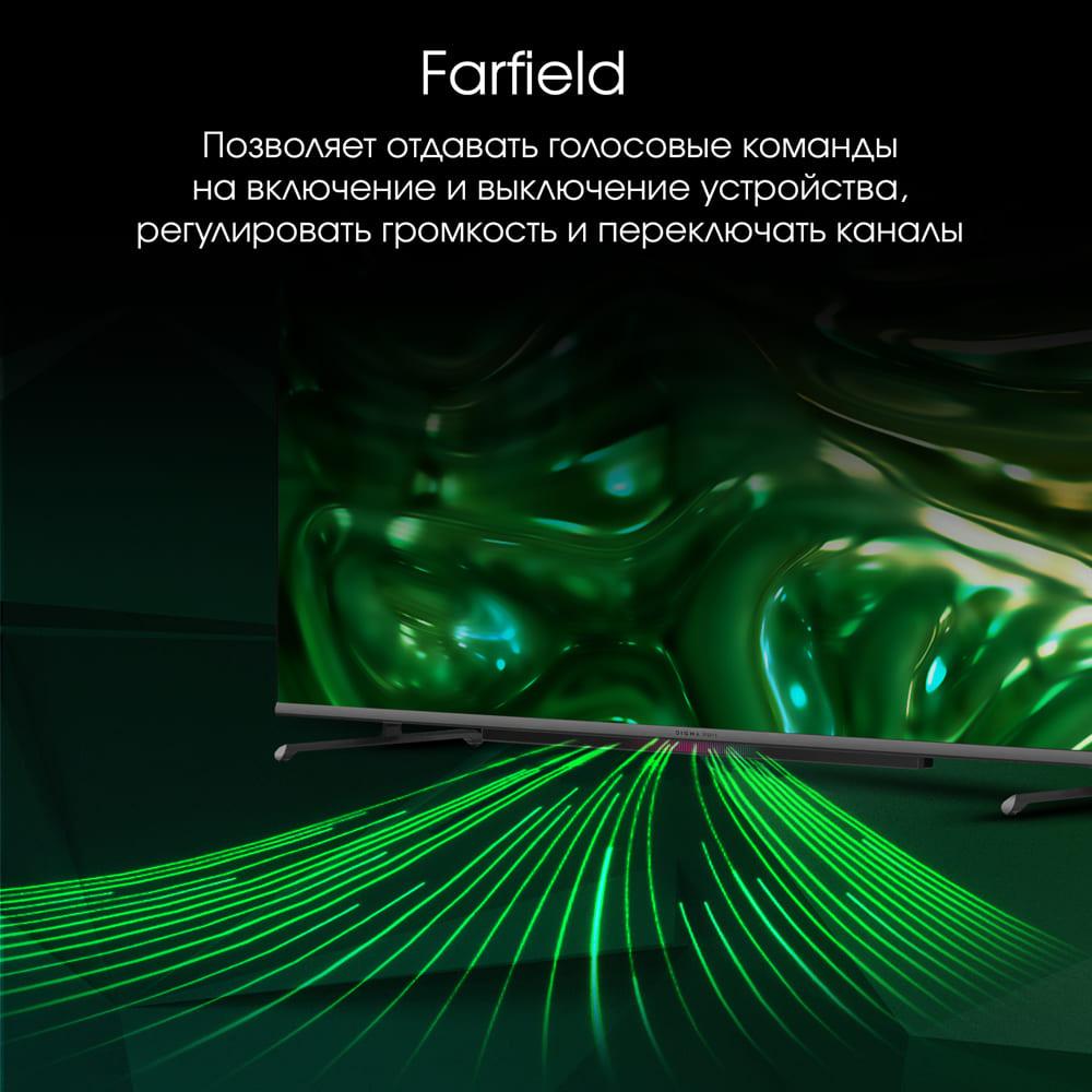 Телевизор Digma Pro 65L черный/серебристый