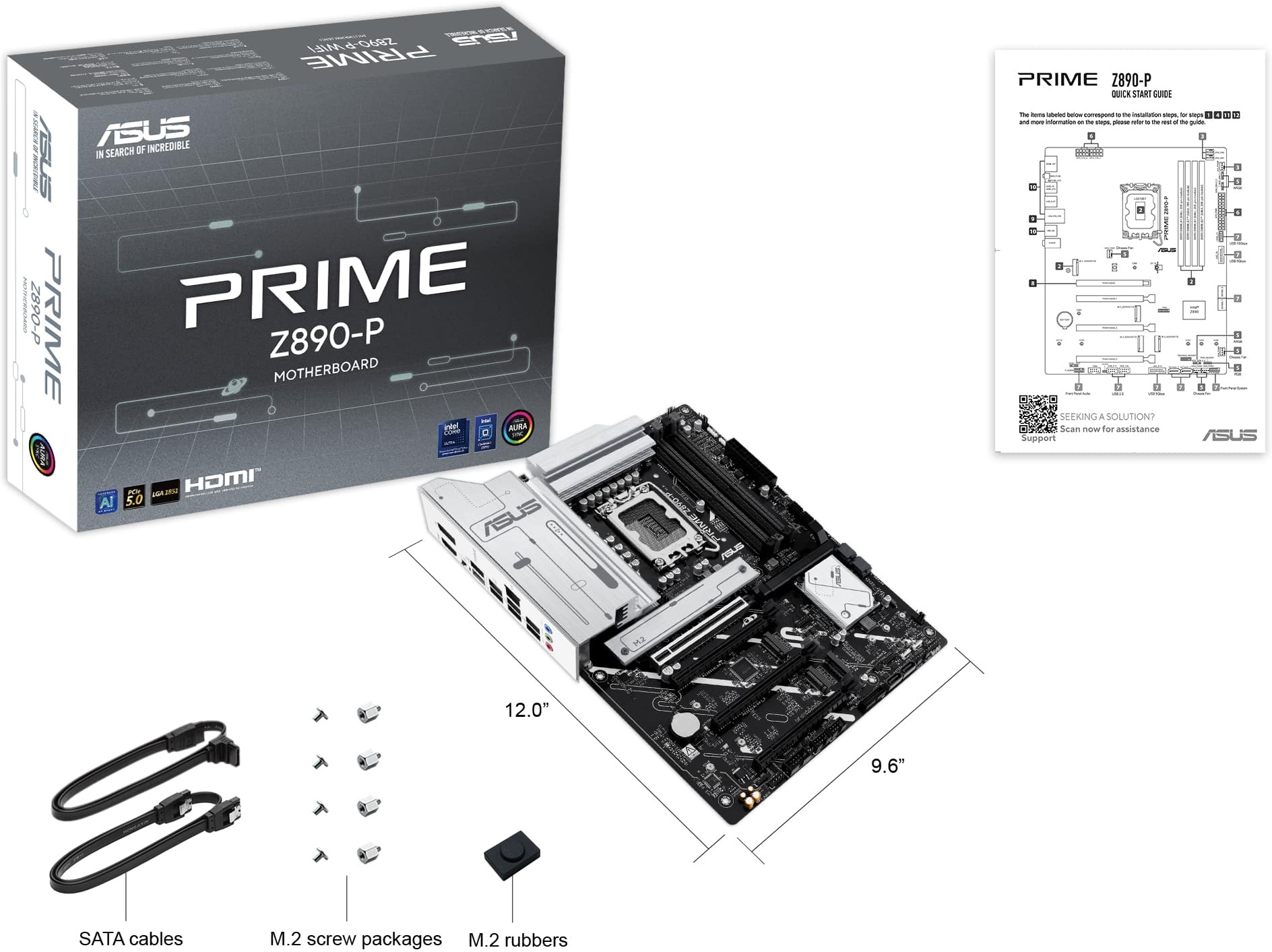 Материнская плата ASUS PRIME Z890-P (90MB1I50-M0EAY0)