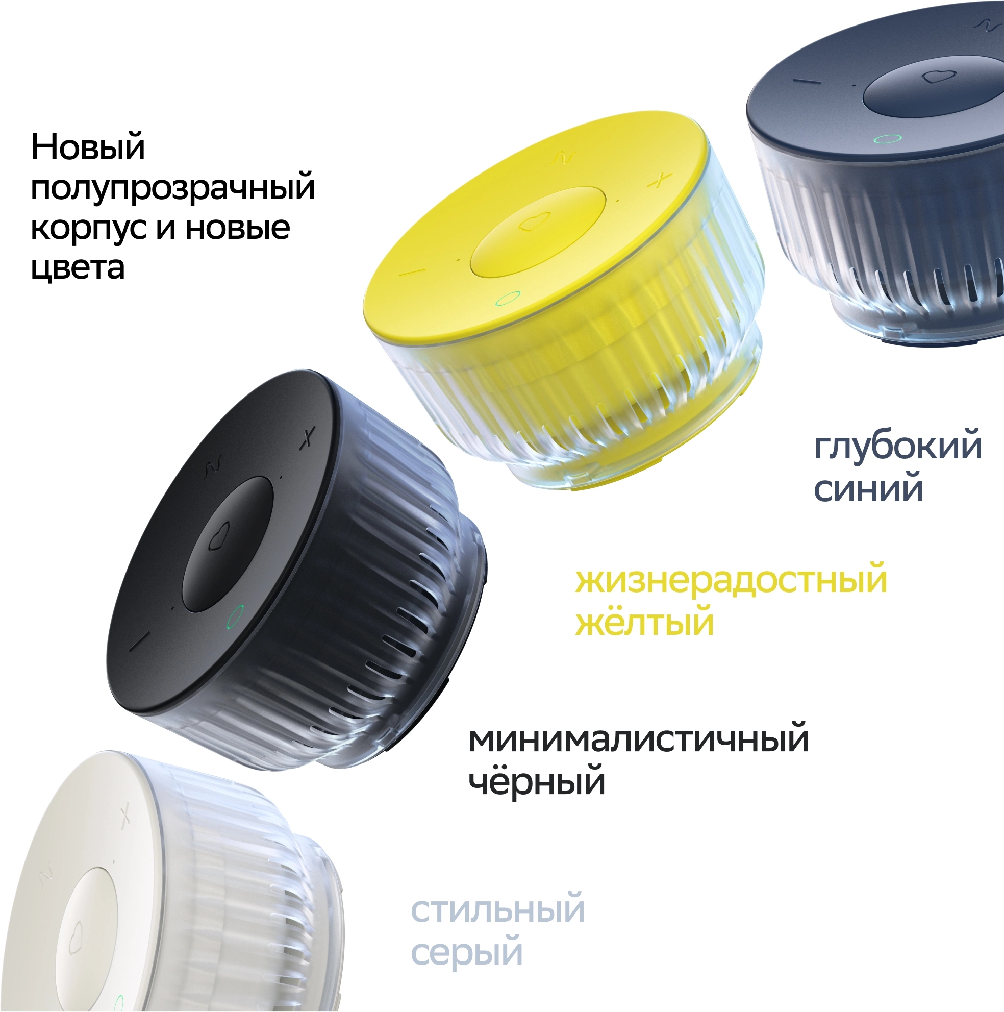 Умная колонка Sber Boom Mini 2 желтый (SBDV-00250Y)