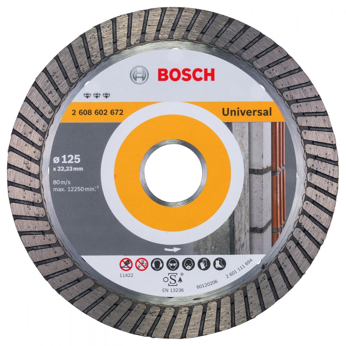 Алмазный диск Bosch 125-22.23 Best for UniversalT 2.608.602.672