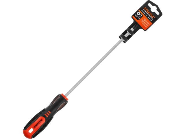 Отвертка "+" №2 200мм PH STARTUL MASTER (ST3090-220) (крестовая Phillips, двухкомп. рукоятка Anti-Slip)