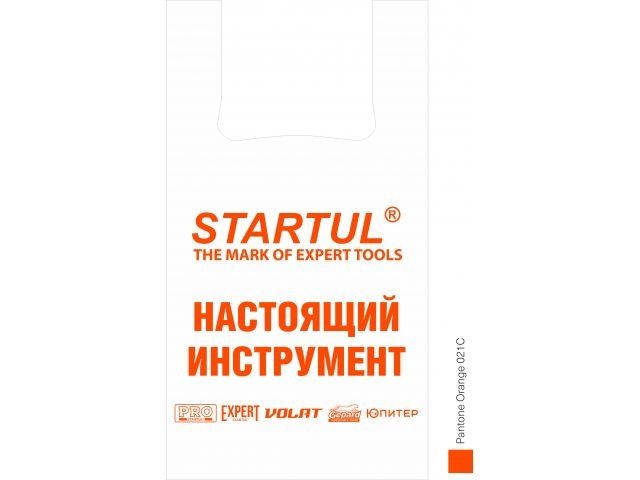 Пакет-майка 30/7,5*55,20мкм Стартул (50 шт) (Размер 30*55см. Плотность 18 мкм) (STARTUL)