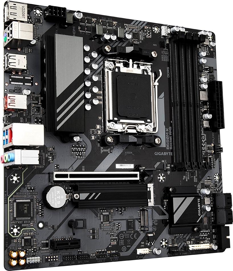 Материнская плата GigaByte B650M K rev. 1.0 mATX RTL DDR5