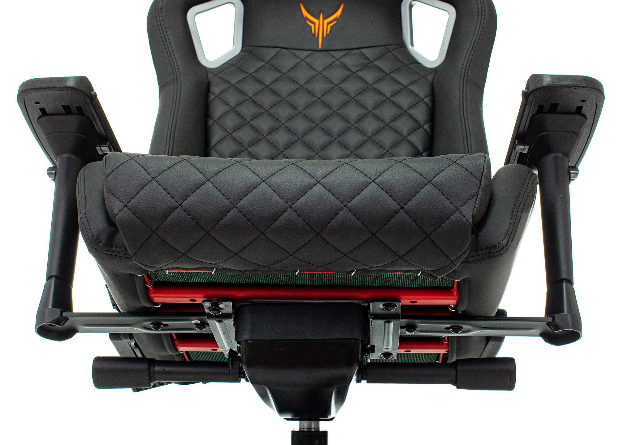 Геймерское кресло Knight Titan черный/красный