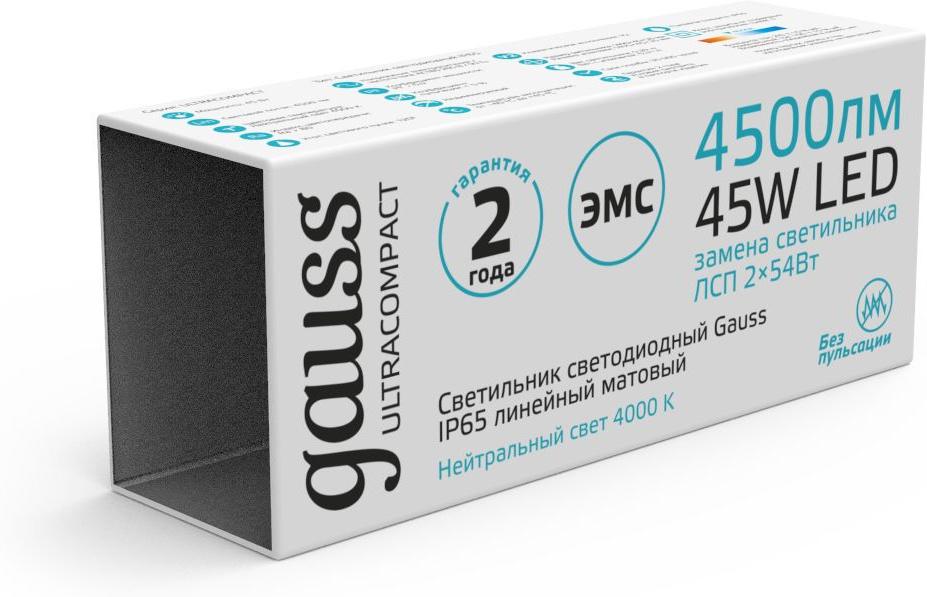 Светодиодная панель Gauss Ultracompact 143426245 белый