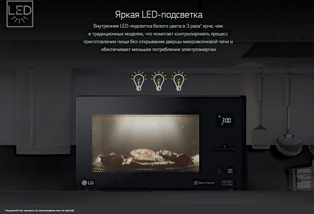 Микроволновая печь LG MW23R35GIH белый